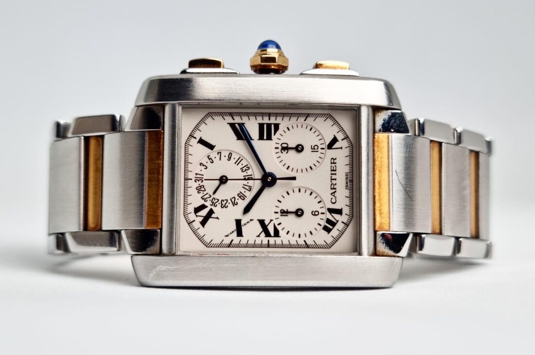 Cartier Tank Franciase Chronograph - Horologiy.com