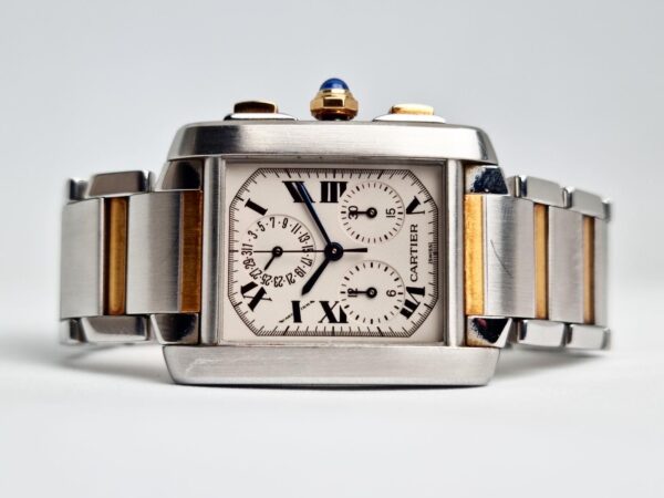 Cartier Tank Franciase Chronograph - Horologiy.com