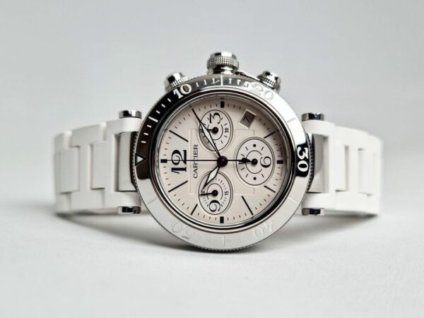 Cartier Pasha Chronograph 3129 - Horologiy.com